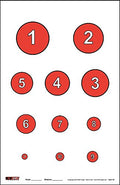 EZ2C Four Fun Game Styles: Paper Targets Shooting Range 11"x17" USA MADE