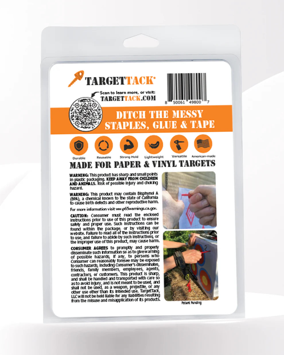 TargetTacks Original Orange