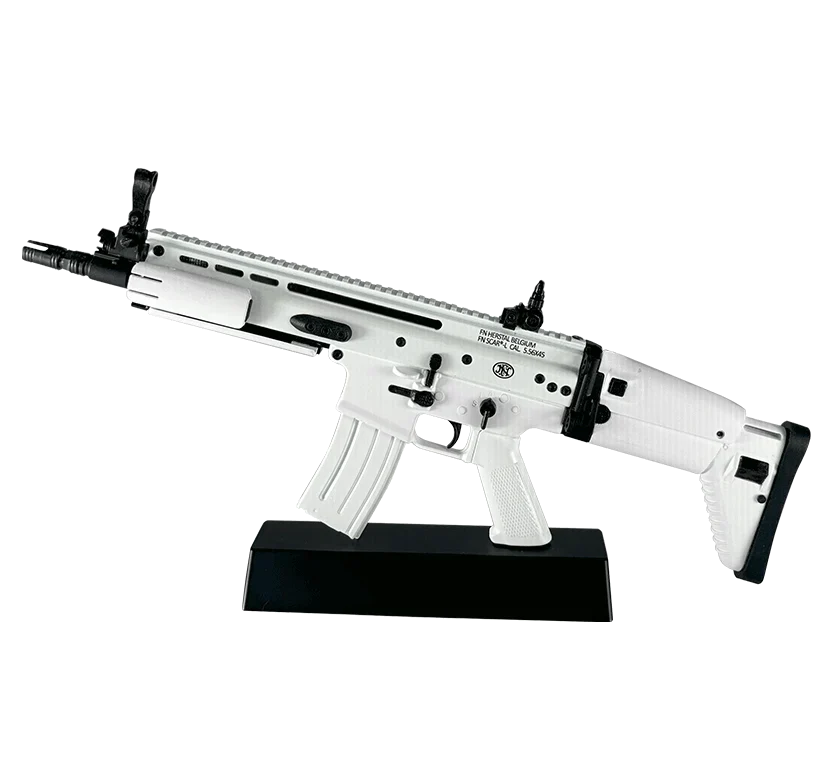 Goat Guns 1/3 Scale Diecast Arctic Kit Special White Edition SVD Sniper, M1 Garand, FN SCAR Combo