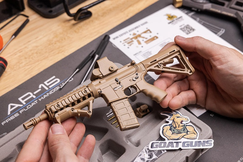 GoatGuns 1/3 Scale Die Cast AR15 Model, Coyote AR-COYOTE