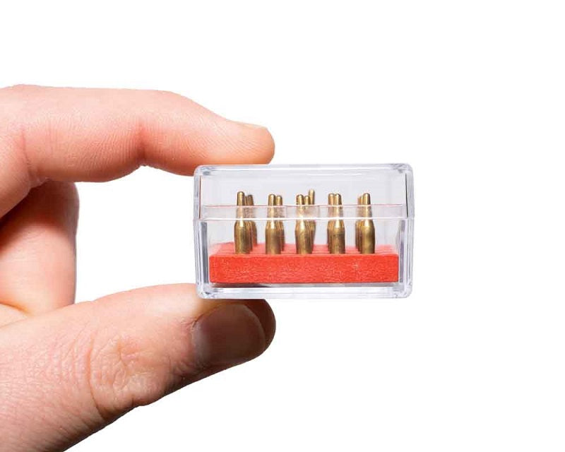 GoatGuns Mini AR Dummy Brass Rounds, for AR15 Models AR-ROUNDS