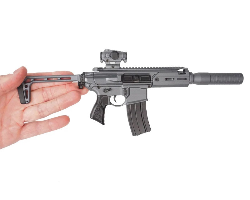 GoatGuns 1/3 Scale Die Cast Sig Sauer MCX Model Grey MCX-GREY