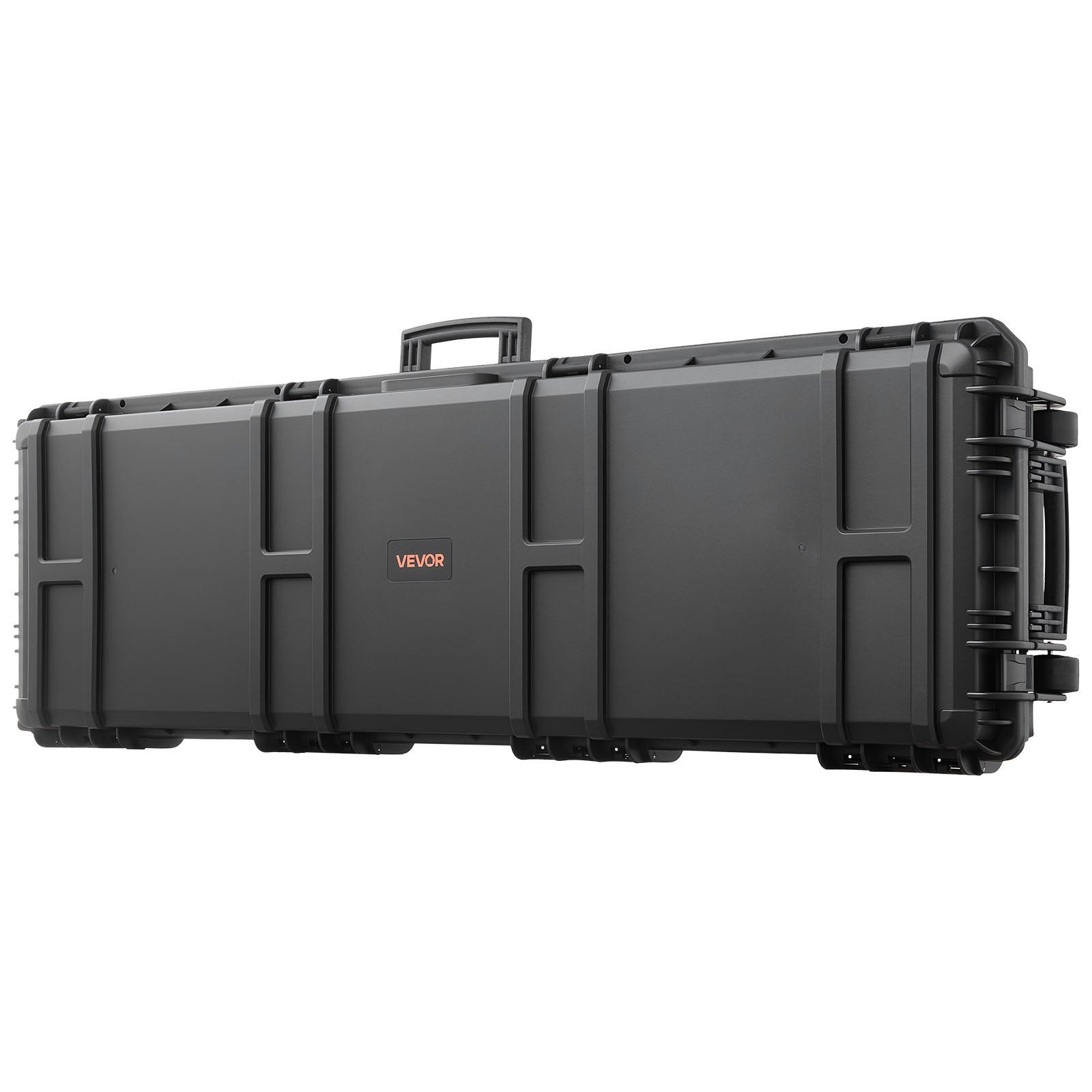 50" Black Hard Rifle Case, Lockable Rifle Case with Detachable XPE Foam, Gun Storage with Wheels, IP67 Waterproof & Dustproof Pistol Storage Cases for Rifles, Shotguns, Airsoft Guns