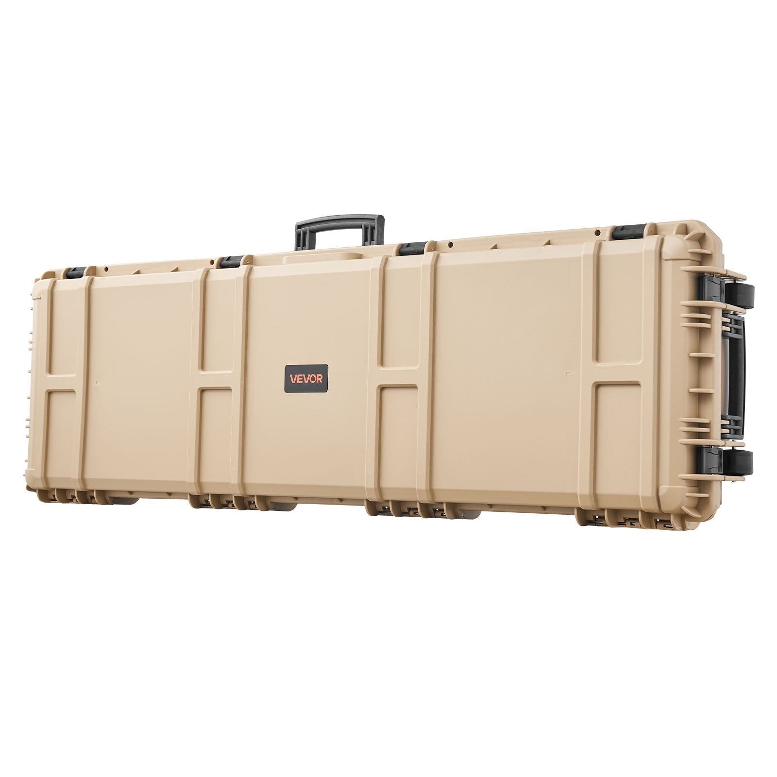 52" Hard Rifle Case, Lockable Rifle Case with Pre-cut Foams, Gun Storage with Wheels, Heavy Duty IP67 Waterproof & Dustproof Pistol Storage Cases for Rifles, Shotguns, Airsoft Guns