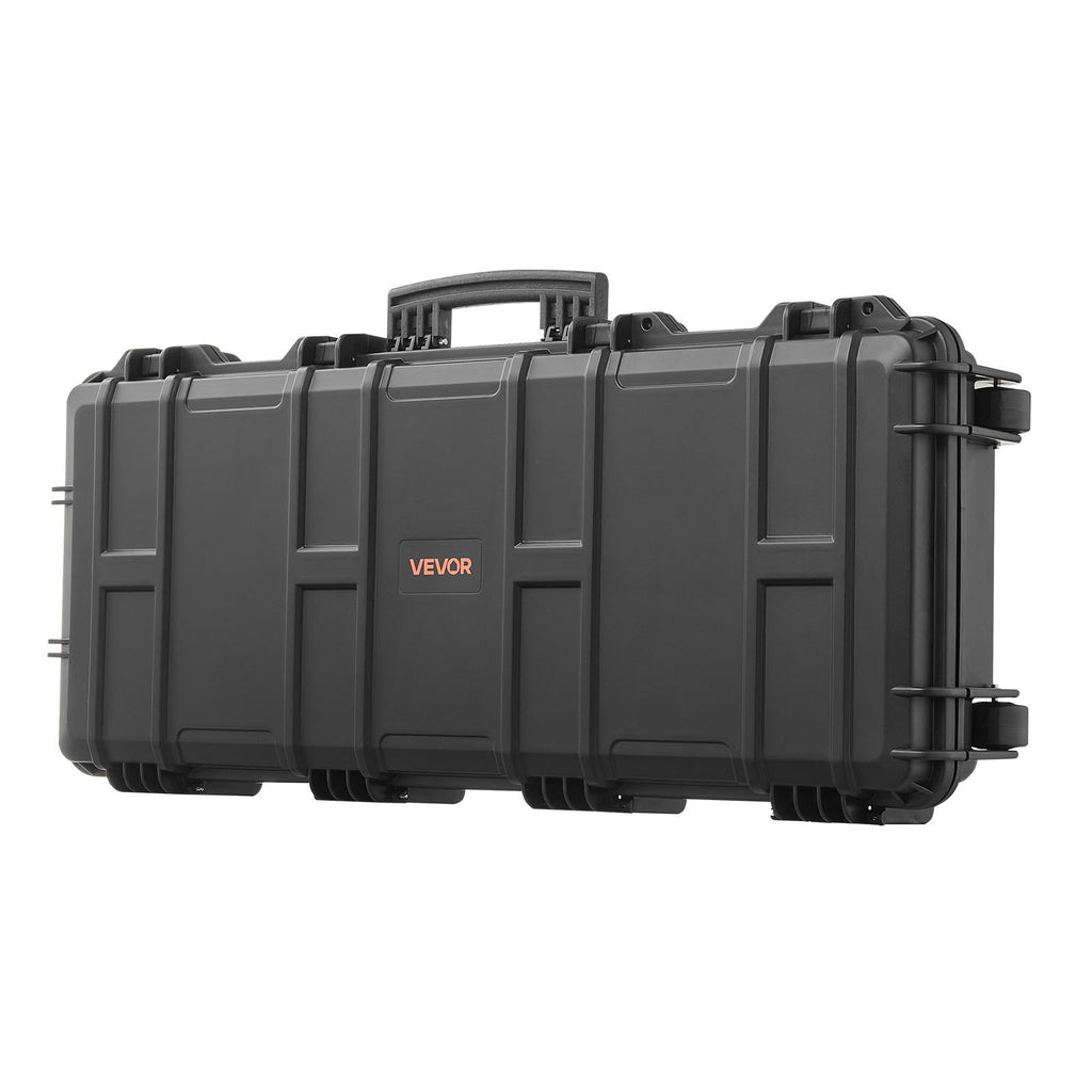 36" Hard Rifle Case, Lockable Rifle Case with 4 Layers Pre-cut Foams,Gun Storage with Wheels, IP67 Waterproof & Dustproof Pistol Storage Cases for Rifles, Shotguns, Airsoft Guns