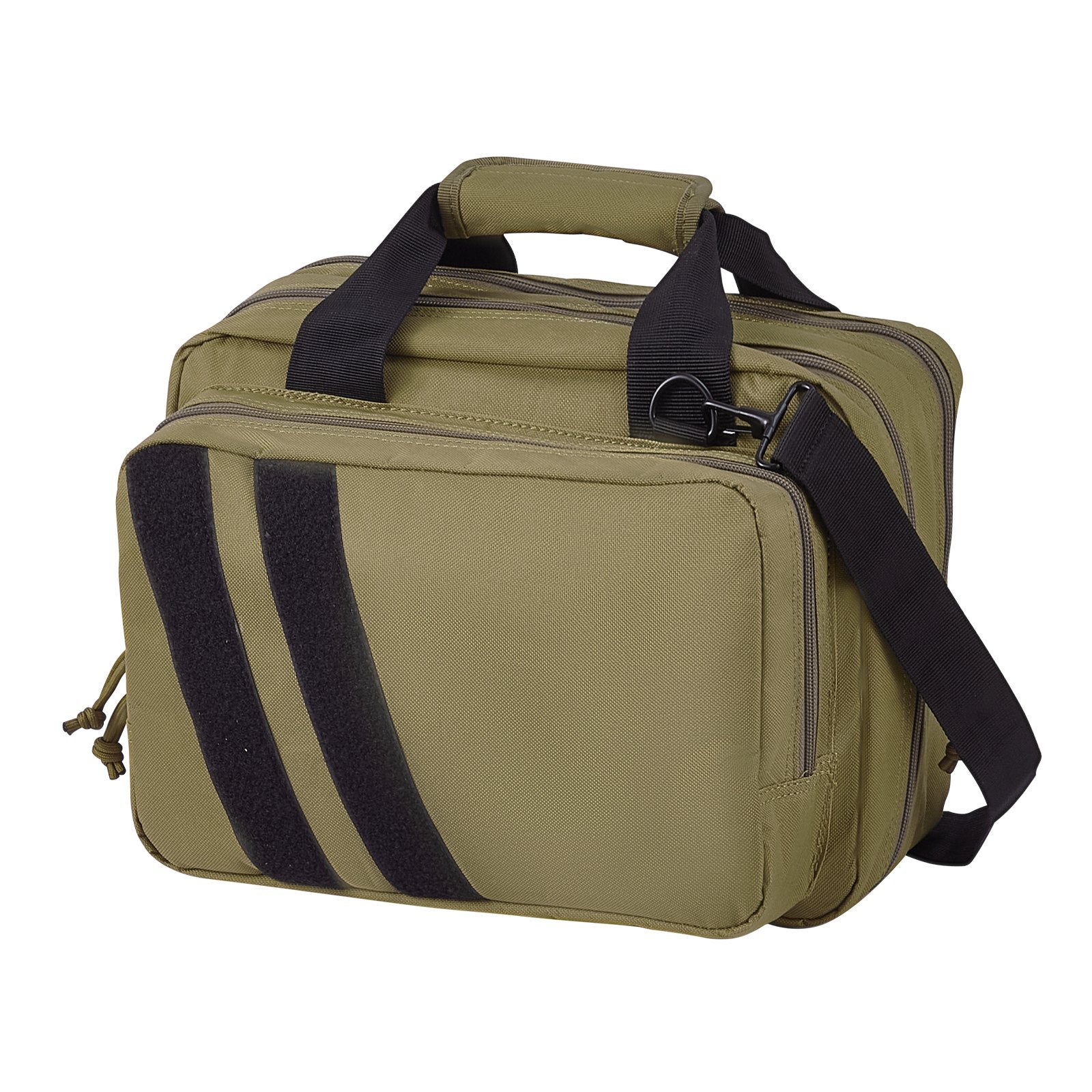 Range Bag for 2 Pistols, Tactical Gun Bag with 2 Built-in Removable Pistol Bags & 6 Detachable Magazines, Gun Range Bag for Outdoor Hunting Shooting, Lockable Carrying Handgun Bag Case