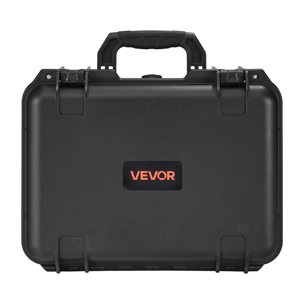 Hard Pistol Case, Heavy Duty Hard Gun Case with XPE Foam Lining, Waterproof Pistol Storage Box with Customizable Interior & Handle for Gun, Lenses, Camera, Gear, TSA Compliant, 15.9x12.5x7.5 in